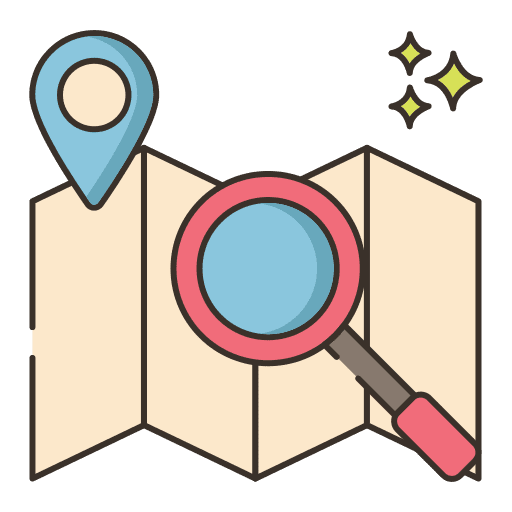 Map geolocation marker map icon