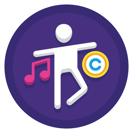 Choreography copyright art security icon