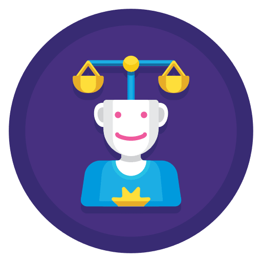 Trial trial balance law icon