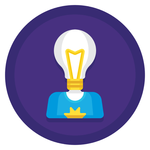 Author user idea electronics icon