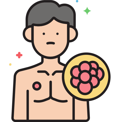 Cancer cells user shapes and symbols icon