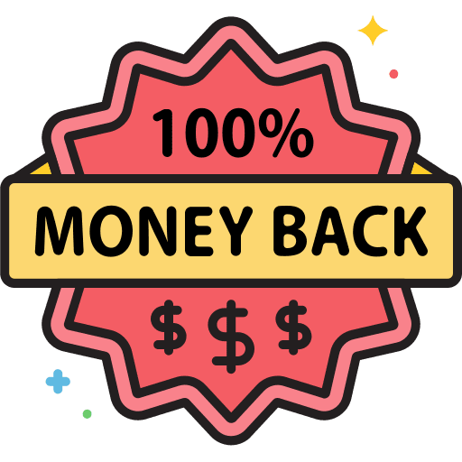 Money back money back commerce and shopping business and finance icon