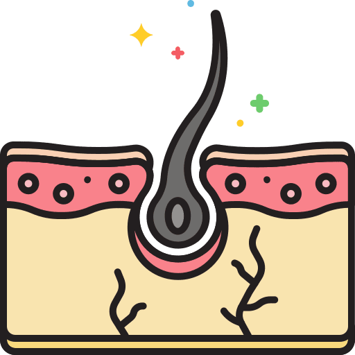 Skin healthcare and medical medical beauty icon