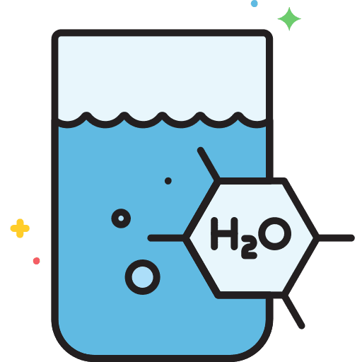 Water symbol nature education icon