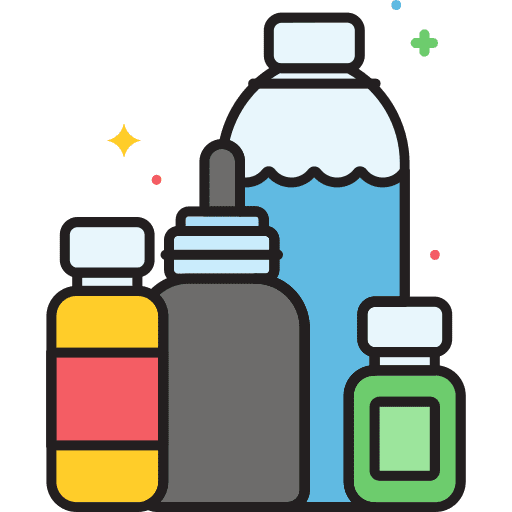 Bottles food and restaurant furniture and household bottles icon