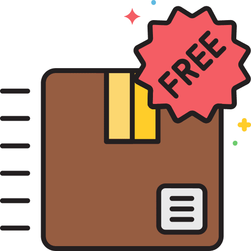 Free shipping sticker free shipping marketing icon