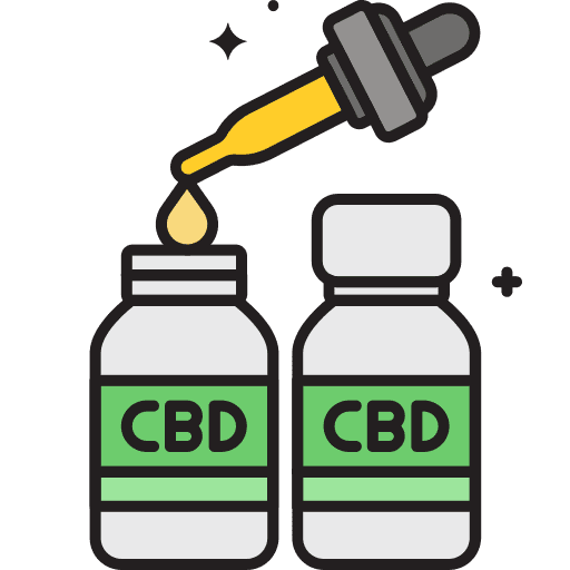 Oil medication massage dropper icon