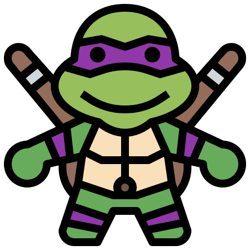 Donatello bo purple turtle icon