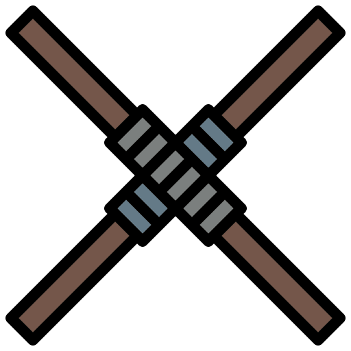 Bo martial arts oriental miscellaneous icon