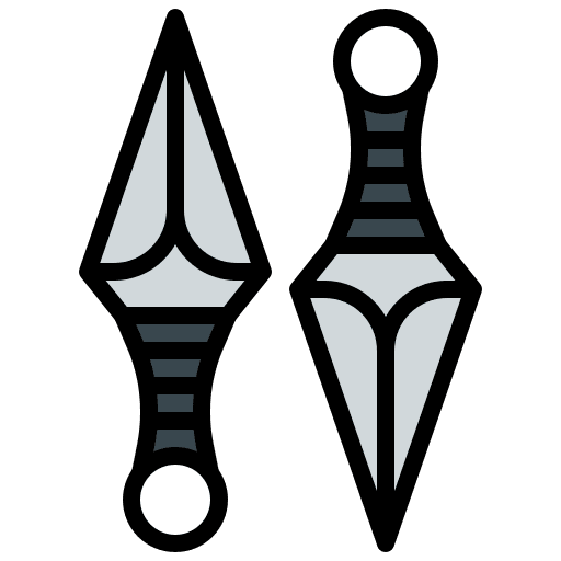 Kunai japanese martial arts miscellaneous icon