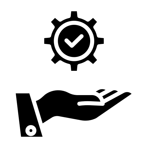 Vehicle car service hand icon