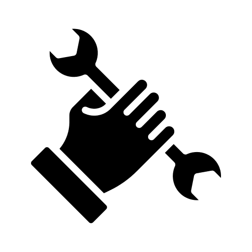 Hand fix hands and gestures installation icon