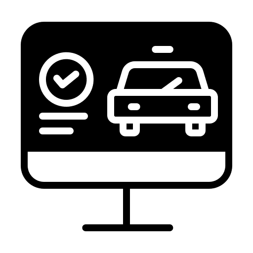 Car service technology transport automobile icon