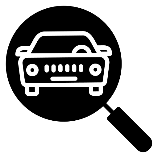 Search vehicle service transport icon