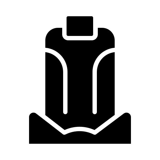 Seat transportation racing safety icon