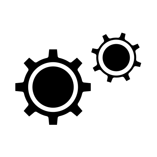 Service gear cogwheel service icon