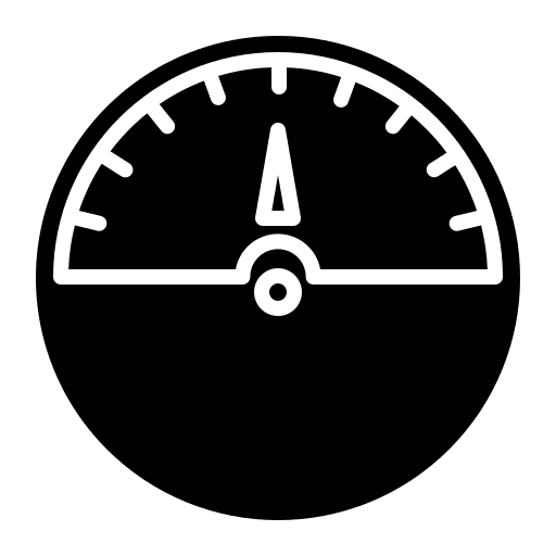 Speedometer bandwidth transport speed icon