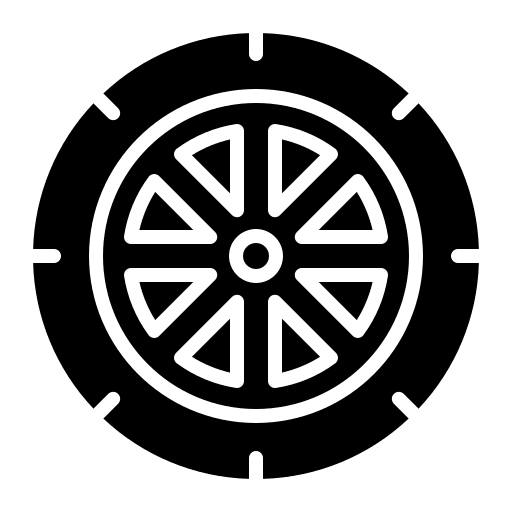 Wheel vehicle car tire icon