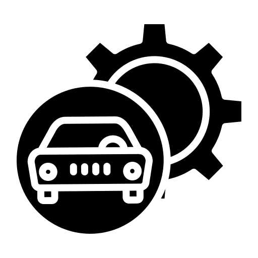 Maintenance cogwheel transport settings icon
