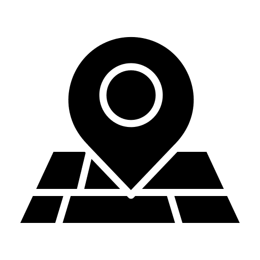 Navigation maps and location location pin icon