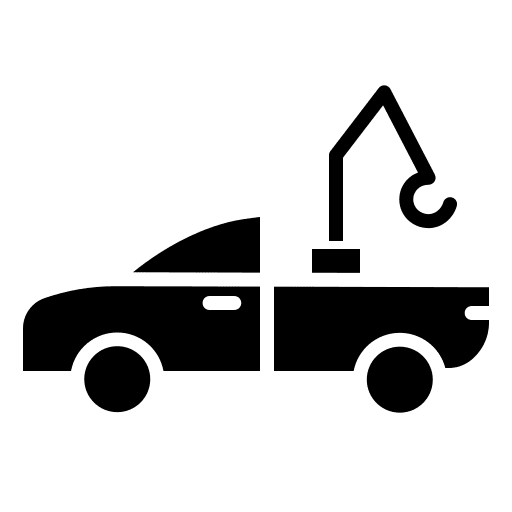 Tow transport tow breakdown icon