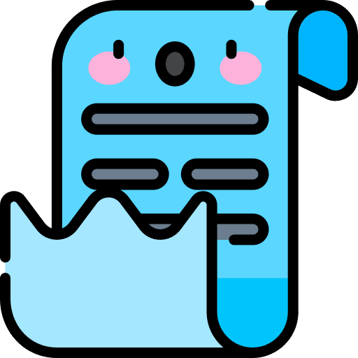 Bill commerce and shopping commerce receipt icon