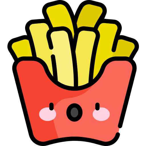 French fries potatoes fries restaurant icon