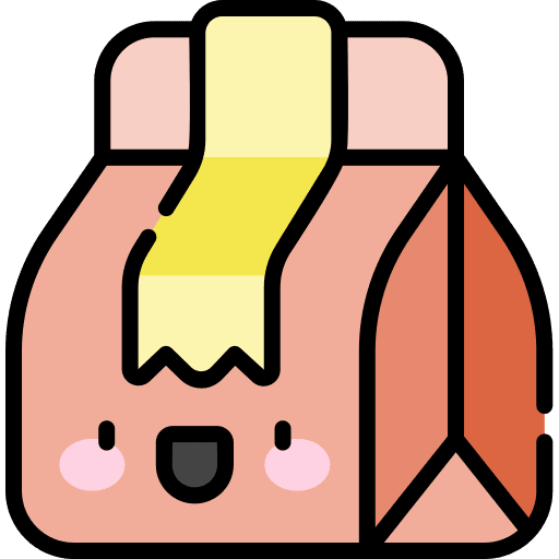 Paper bag paper bag fast food food and restaurant icon