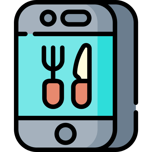 Order food cellphone electronics order food icon