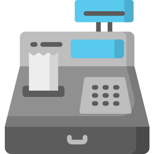 Cashier machine cashier commercial commerce icon