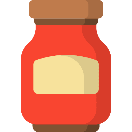 Jar food and restaurant jar bottle icon