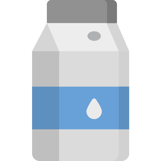 Milk carton breakfast drink icon