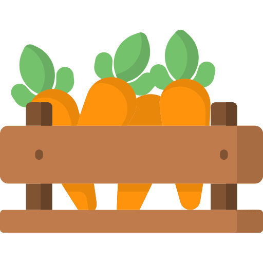 Vegetables healthy food organic vegetable garden icon