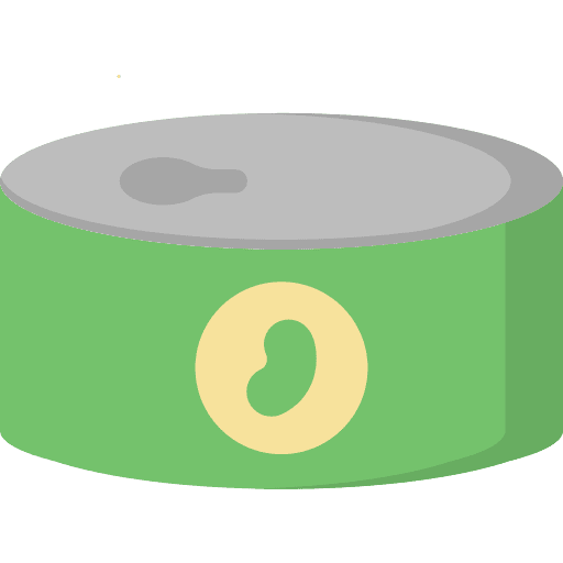 Can vegetable tinned food vegetables icon