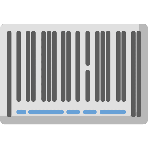 Barcode serial price products icon
