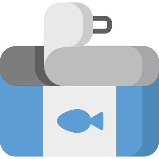 Can fish food animals sardines icon