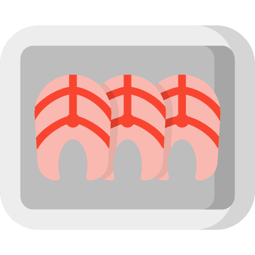 Fish meat fish food and restaurant icon