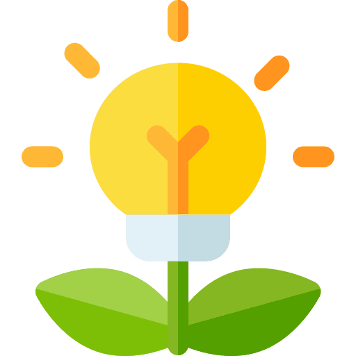 Bio energy plant experience experiment icon