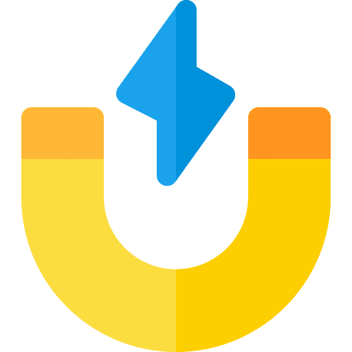 Magnetic ecology and environment tools and utensils physics icon