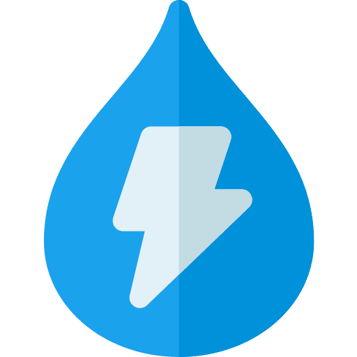 Water hydro energy technology icon