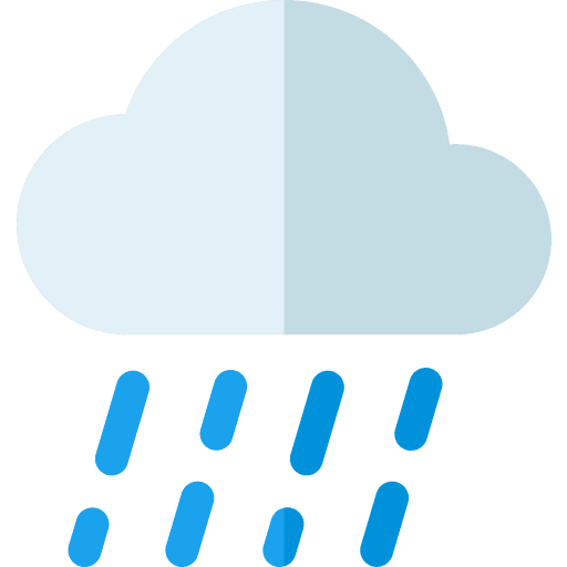 Rain nature raining sky icon