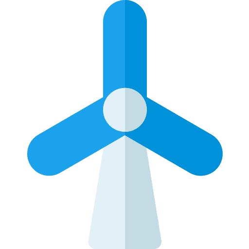 Windmill ecological buildings mill icon