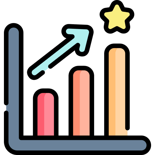 Bar graphic bar chart statistics bar graph icon