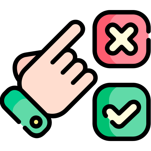 Delete check choose delete icon