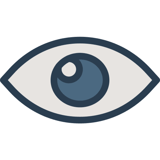 Eye visible medical healthcare and medical icon