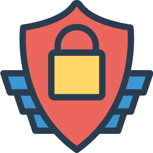 Shield secure defense antivirus icon