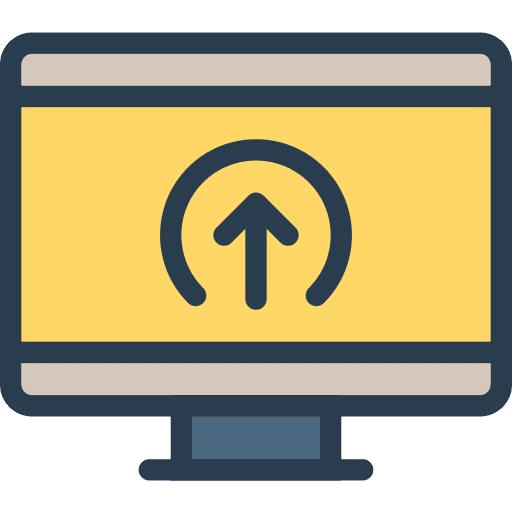 Monitor screen monitor tv icon