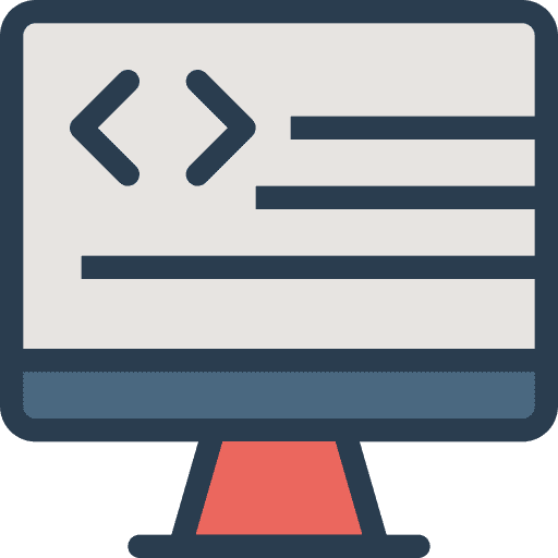 Monitor tv screen television icon