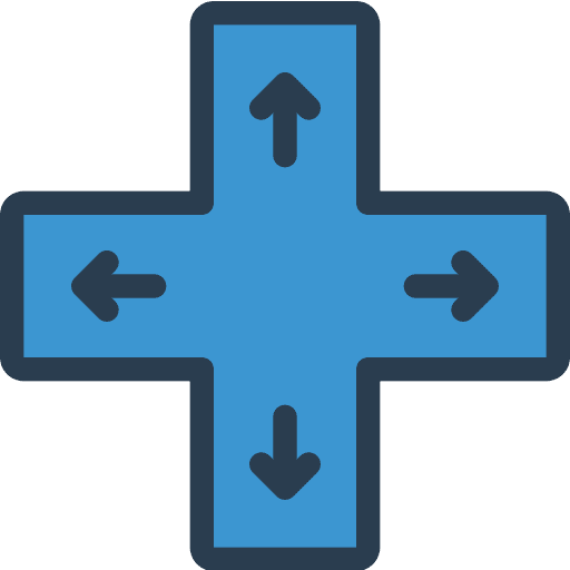 Move multimedia option orientation direction icon