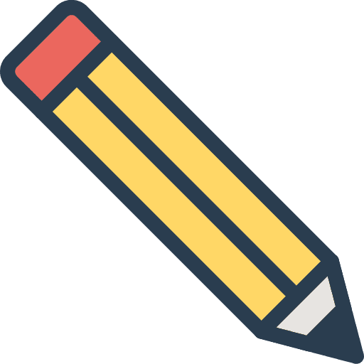 Pencil edit tools writing tools and utensils icon